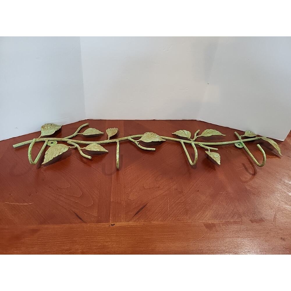 MCM Metal Tree Branch Wall Decor Hooks Cup Key Photo Holder